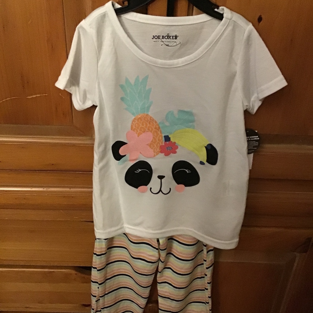 New girls Joe Boxer pajamas
